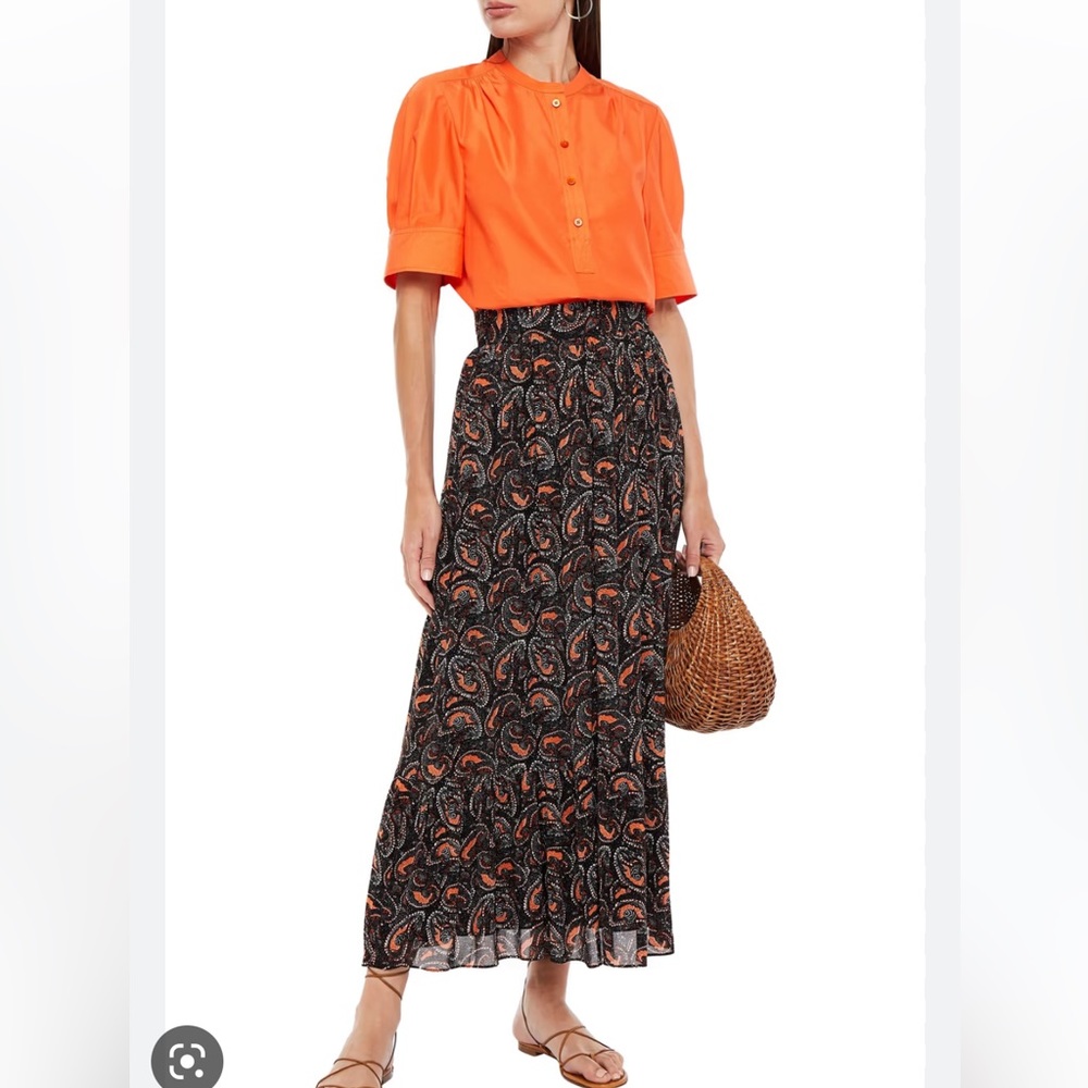 NWT Antik Batik Print Maxi Skirt from anthropologie size s